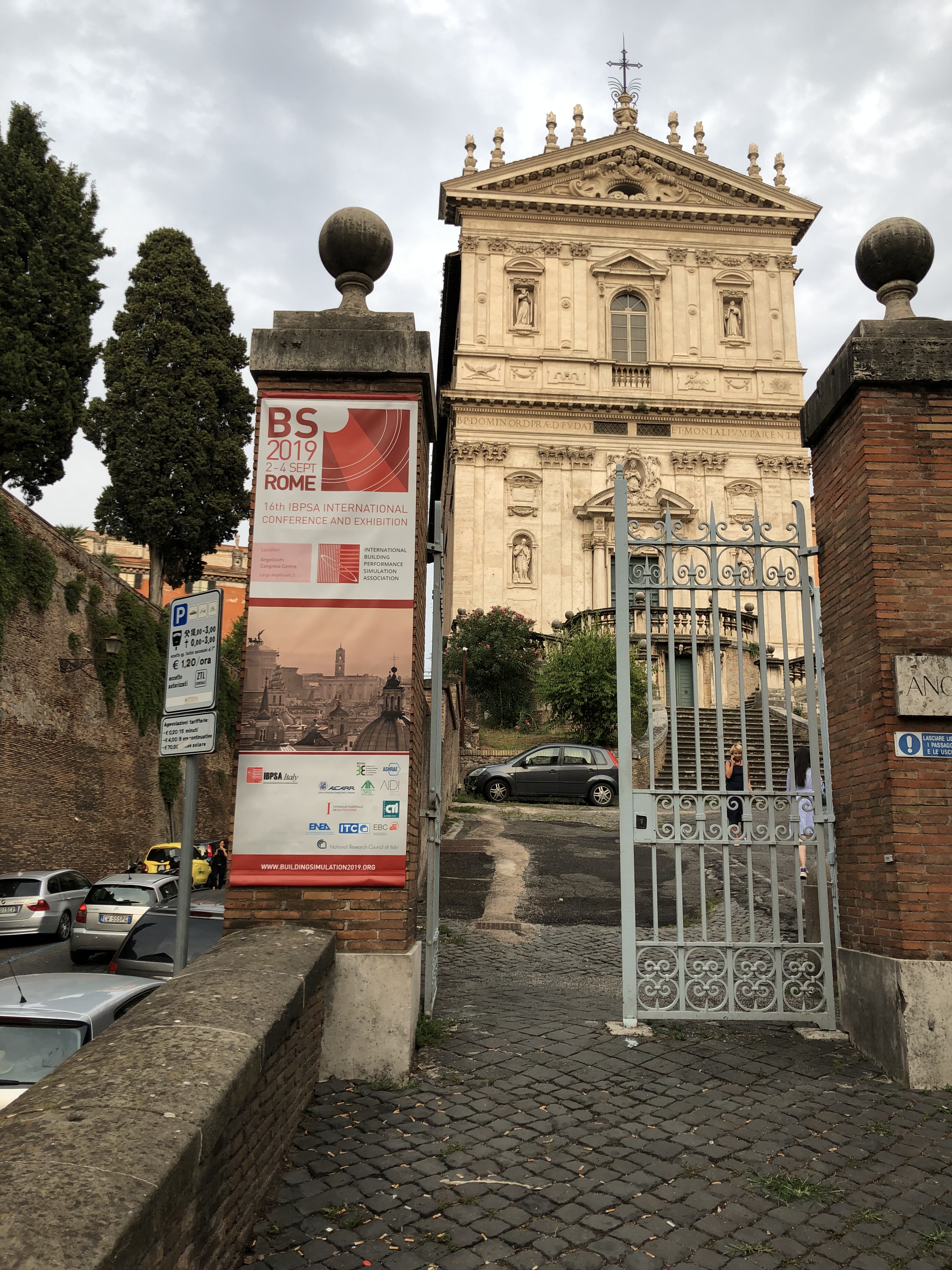 Enjoying the last days of summer at Building Simulation 2019 in Rome ...